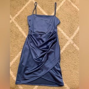 Blue windsor dress